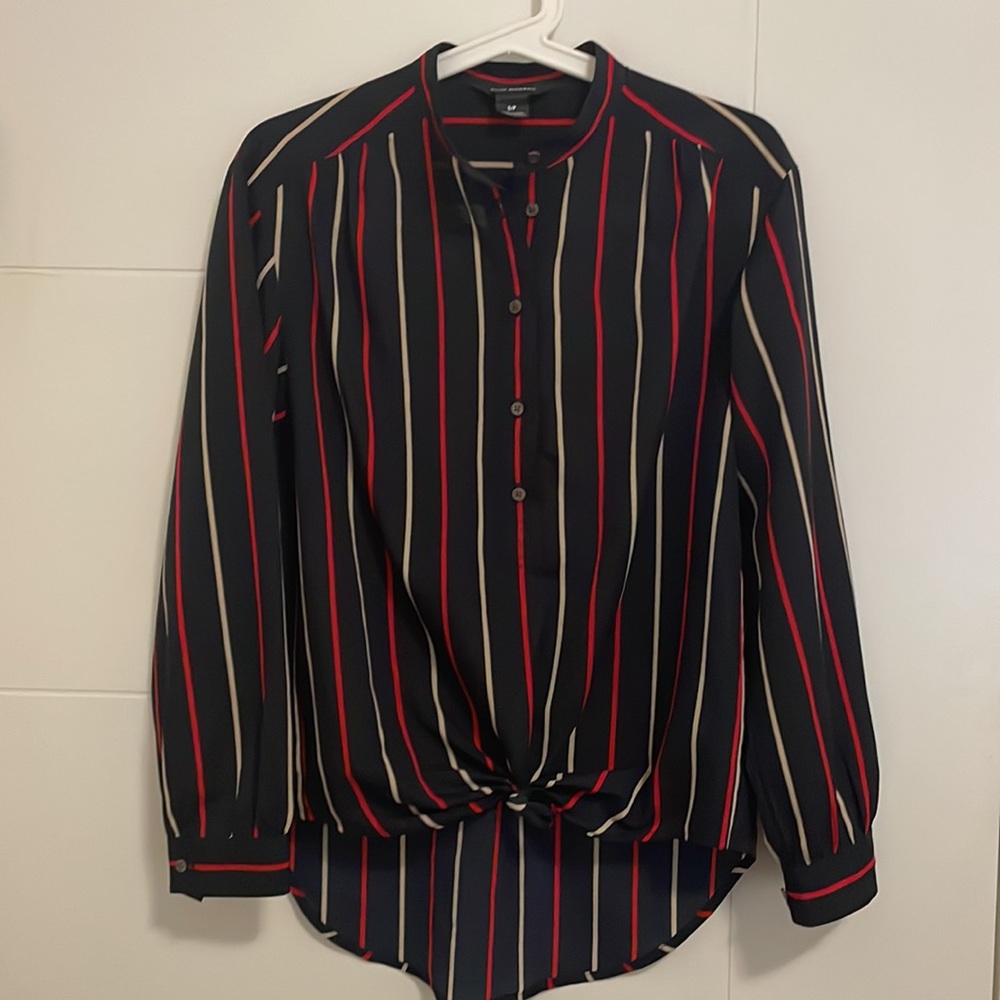 Club Monaco Striped Blouse